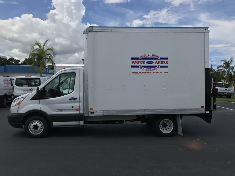 12 Box Truck With Lift Gate Akers Truck Rental